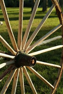 Scenic wagon wheel