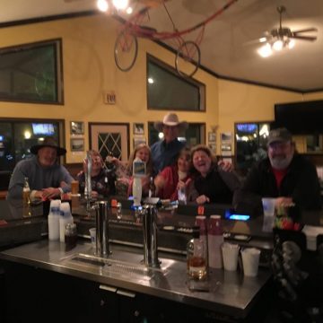 Happy Customers at the bar