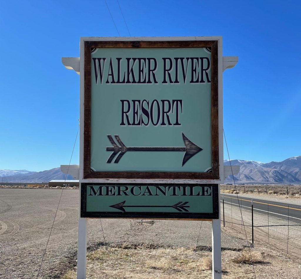 Hwy 208 Sign for WRR and the Mercantile